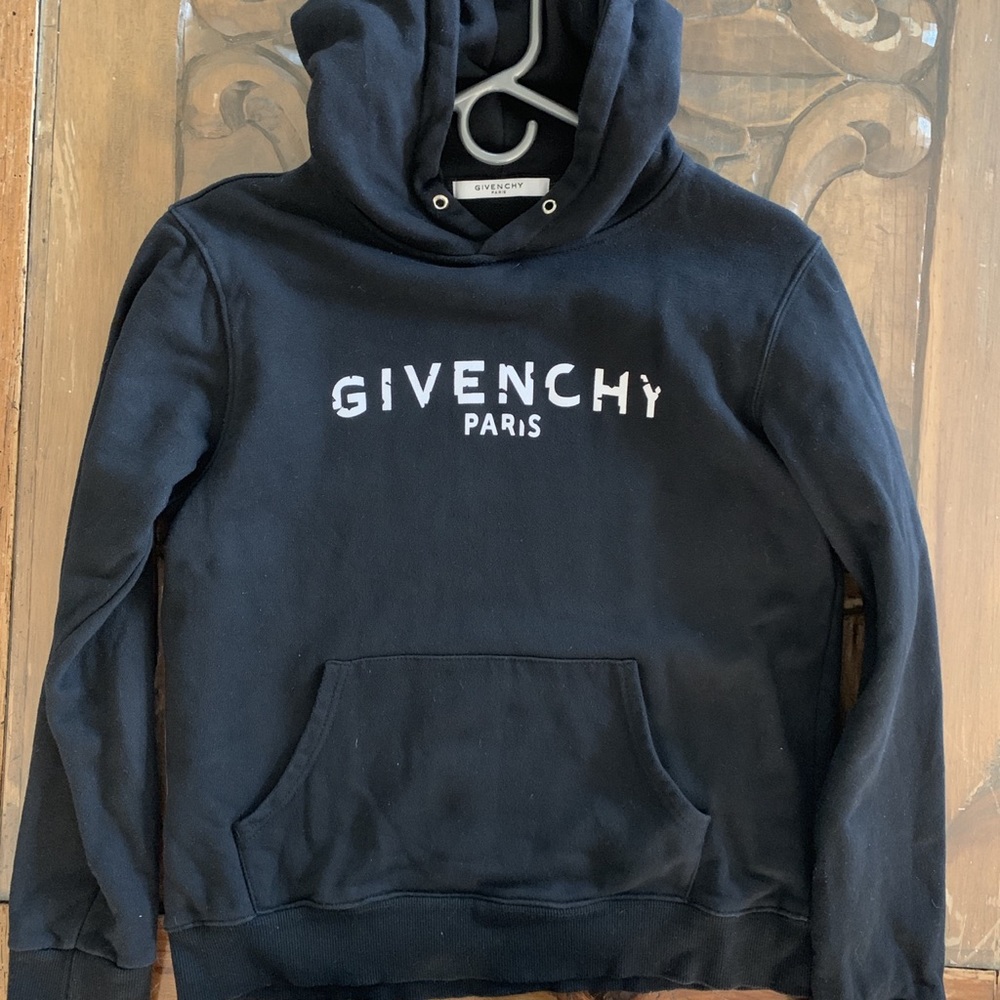 Black blurred Givenchy Hoodie
